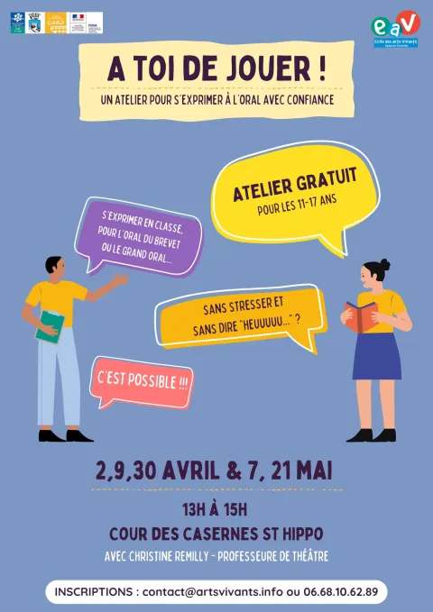 A toi de jouer - atelier ados